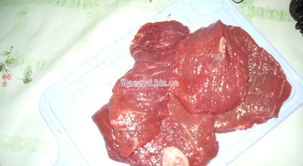 М'ясо у фользі інгредієнти