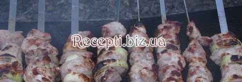 Шашлик з свининки М'ясо свинина
