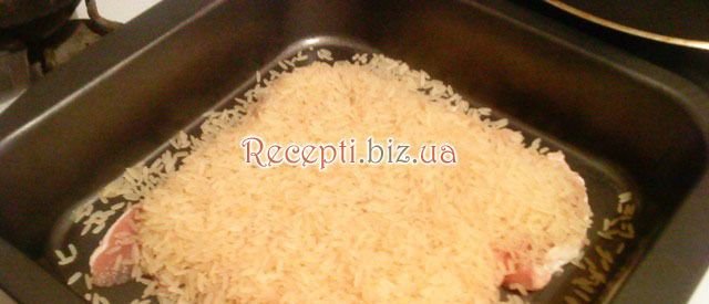 Рис, запечений з м'ясом