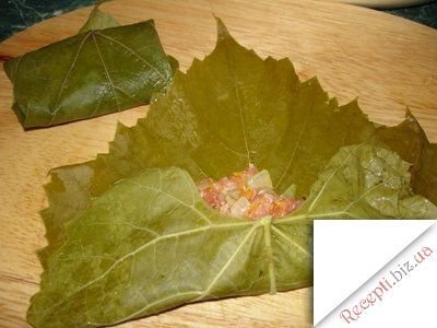 М'ясо у виноградному листі Сіль