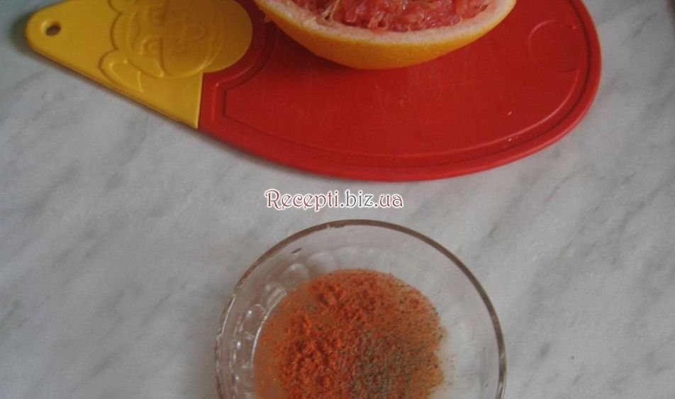 фото Біфштекс з телятини з грейпфрутом