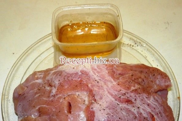 Свинина в медовому соусі інгредієнти