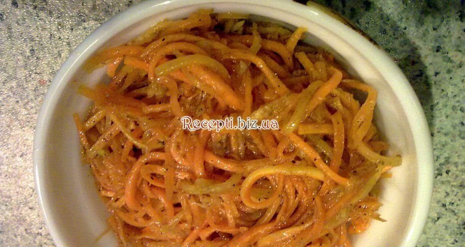 фото Свинина з корейською морквою