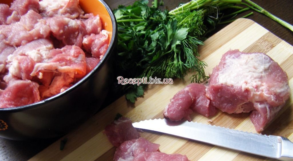 М'ясо у вершковому соусі інгредієнти