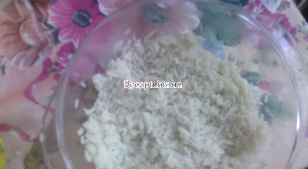 Рисова каша з фаршем і кабачками Фарш