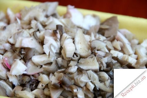 Рис з грибами, куркою і сиром інгредієнти