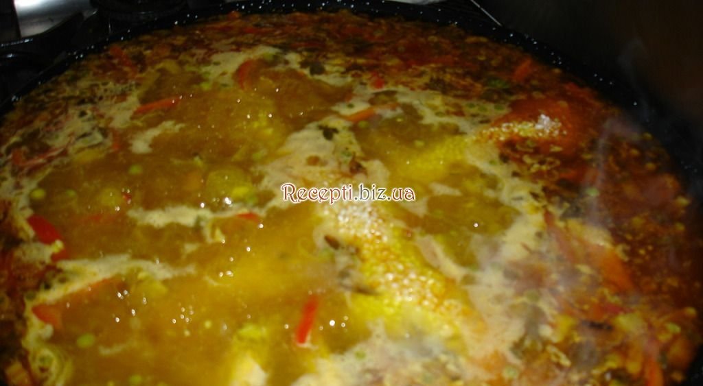 Arroz con verdura-рис з овочами Цибуля ріпчаста