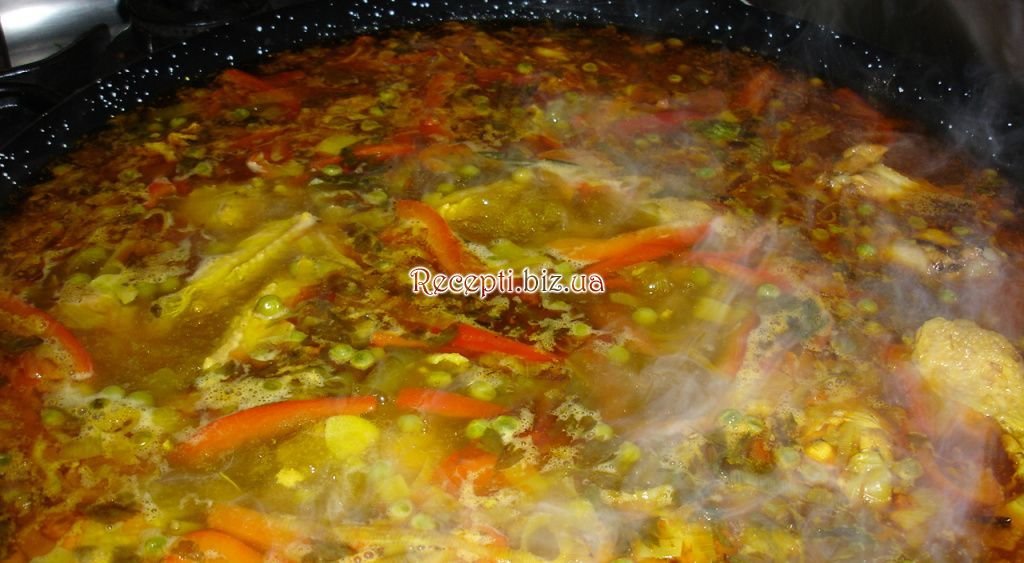 Arroz con verdura-рис з овочами Перець болгарський