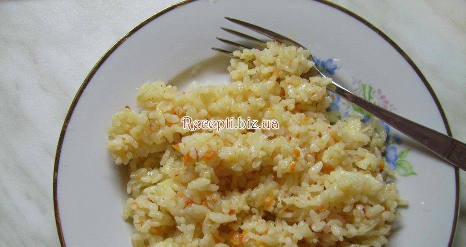 Рис з морквою Цибуля ріпчаста