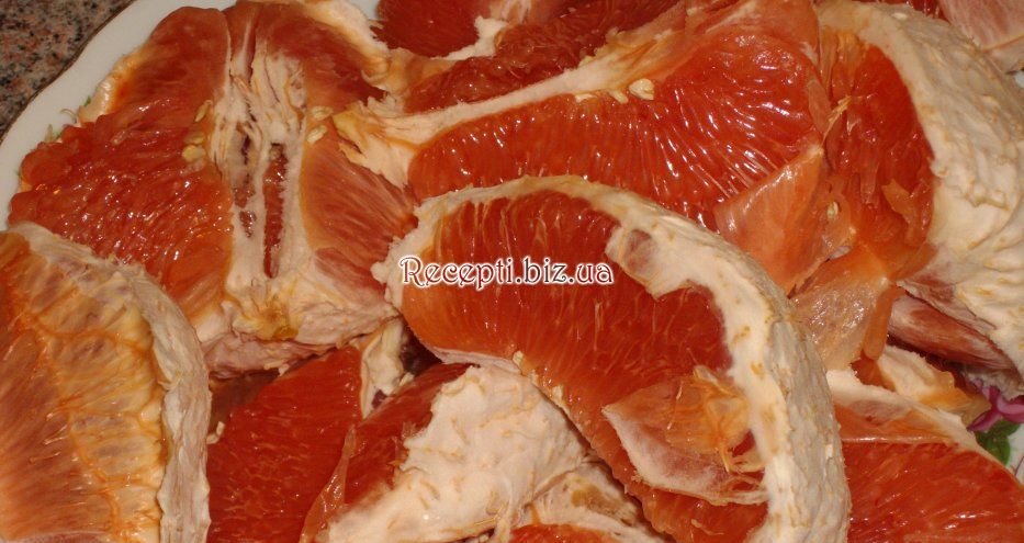 Курячі стегенця в грейпфрутовим маринаді інгредієнти