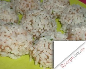Курячі кульки з рисом Рис
