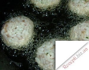 Курячі кульки з рисом Яйцокуріное