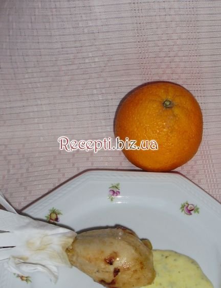 Курячі стегенця в апельсиново-сметанному соусі Апельсин