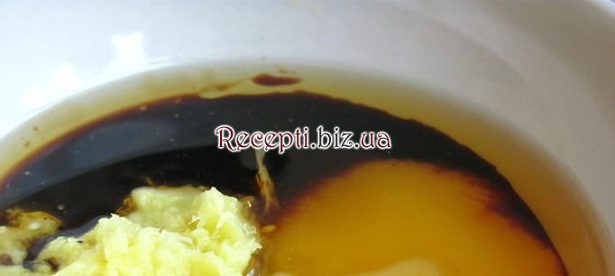 Курка з імбиром в медово-кунжутному соусі інгредієнти