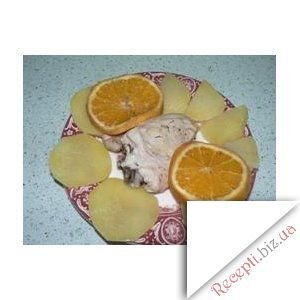 Фото - Курка у власному соку із апельсином