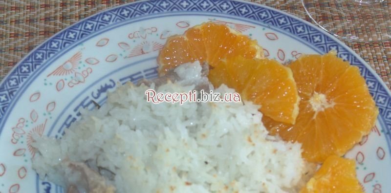 Качка з рисом і апельсинами Розмарин
