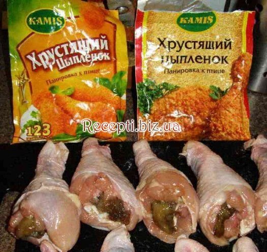 Bratскіе ноги хрусткі з креветками Гомілка куряча