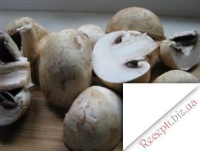 фото Спагеті з куркою і грибами