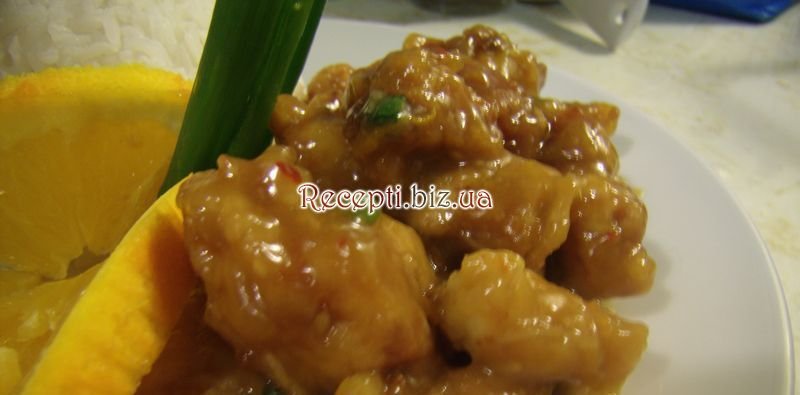 Orange chicken Сокапельсіновий