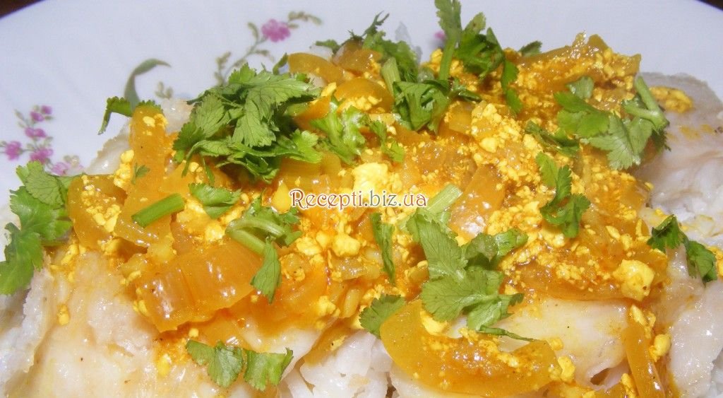Риба з соусом каррі (Fish curry) Часник