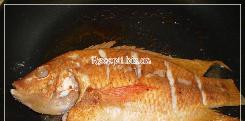 Смажена рибка Тілапія (Tilapia) Борошно