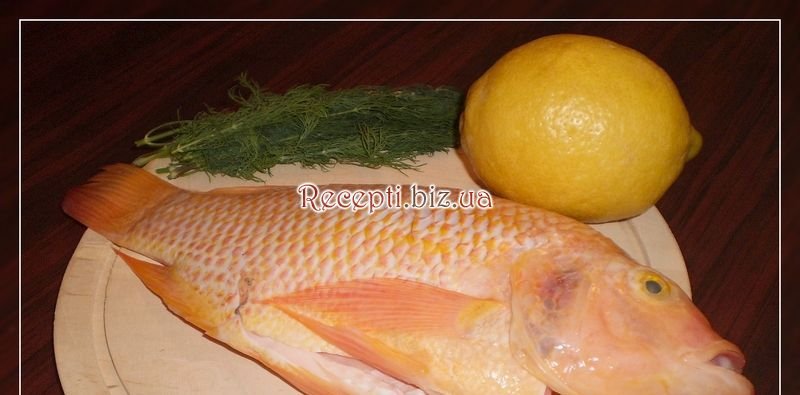 Смажена рибка Тілапія (Tilapia) інгредієнти