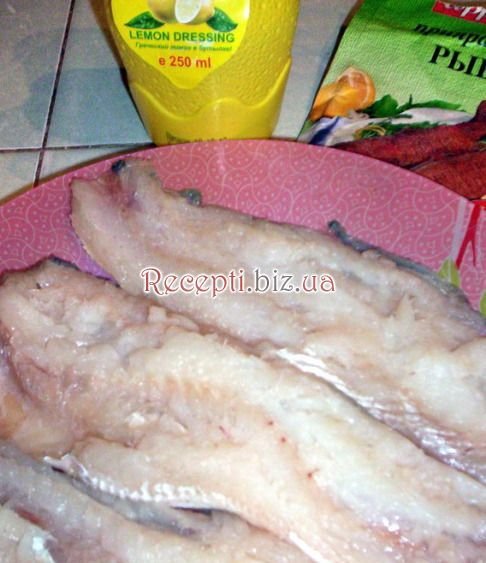 Рибні равлики з кальмаром інгредієнти