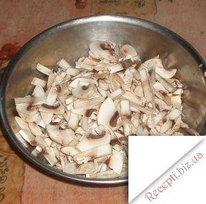 Рибно-кабачкові зрази з грибами