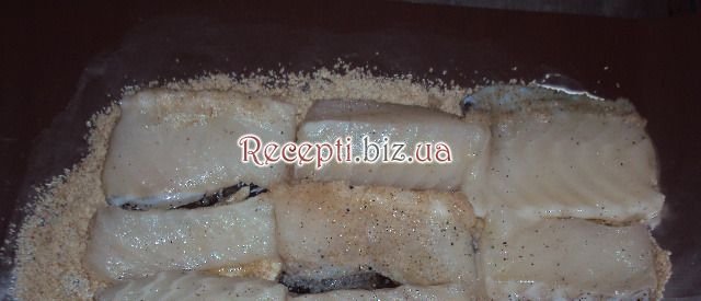 Запечeнная риба з арахісом Риба