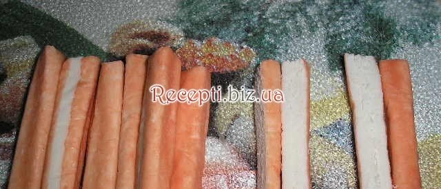 Крабові палички та картоплю в клярі інгредієнти