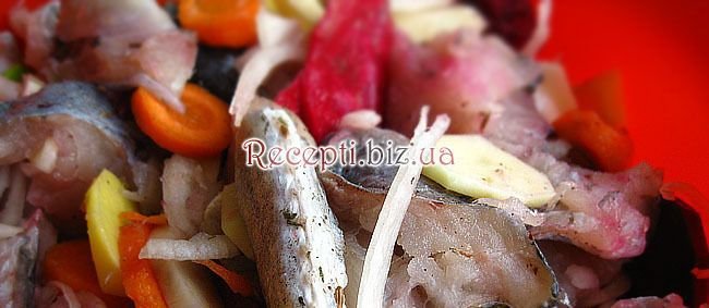 Риба з овочами в рукаві Сметана