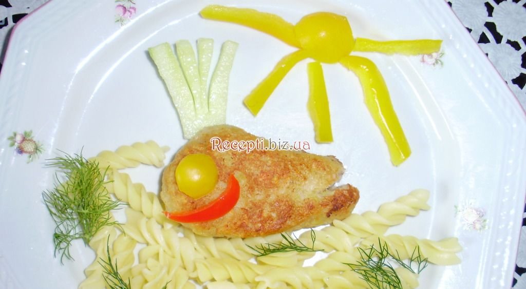 РИБКА - рибна котлета з овочами Лукрепчатий