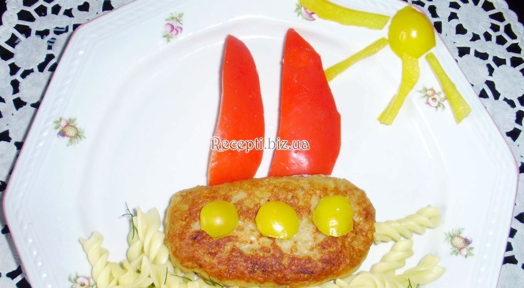 РИБКА - рибна котлета з овочами Морква