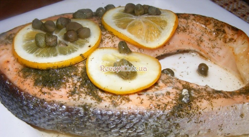 Сьомга, запечена в пергаменті, Salmon en papillote Кріп