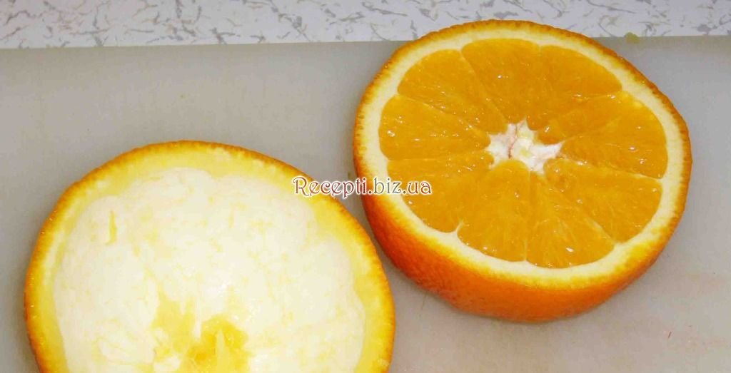 Тріска в чорносливі з апельсиновим соусом Огірок