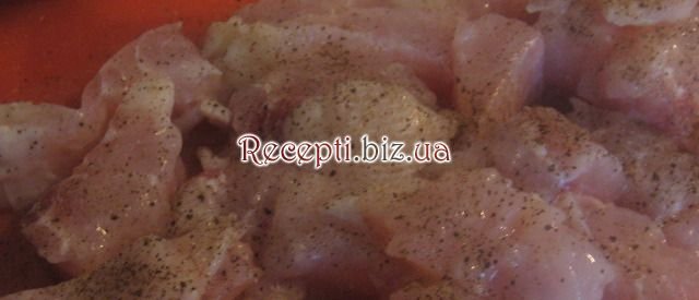 Риба з овочами та арахісом у вершково-сирному соусі інгредієнти