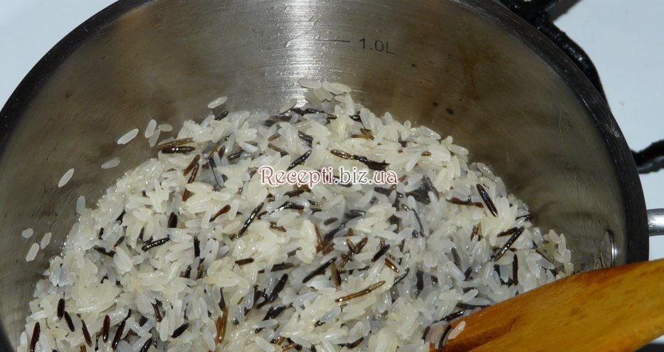 Смажені кальмари в рисовому кільці