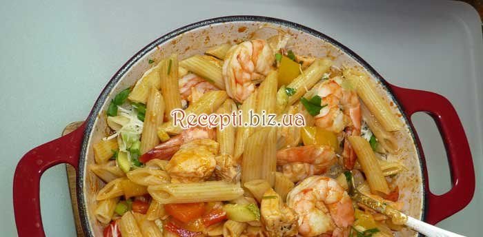 Страва з морепродуктами (Seafood Pasta) інгредієнти