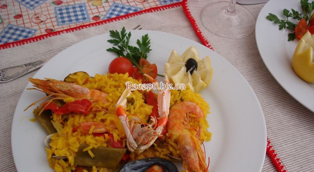 Паейя з морепродуктів (Paella marinera) Мідії