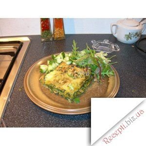 Фото - Зелена лазанья з креветками із соусом песто