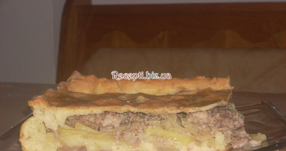 Пиріг з салом і картоплею інгредієнти