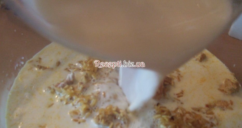 фото Куряче філе зі смаженою рисом в молоці