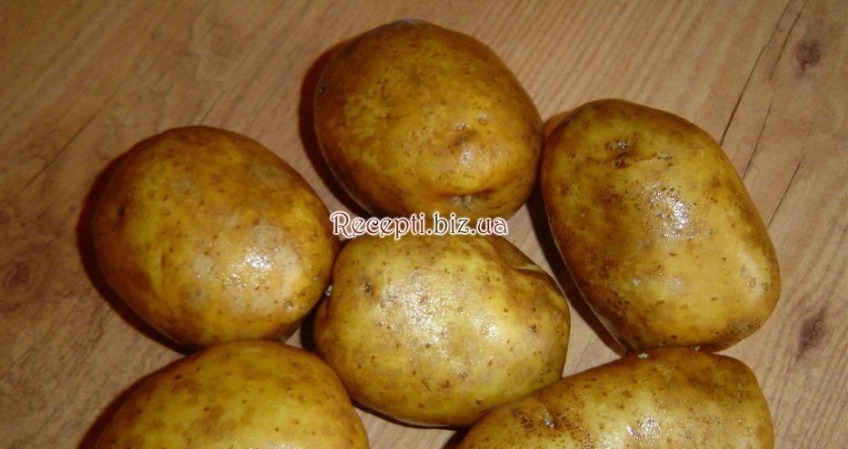 Запечена картопля з овочами інгредієнти