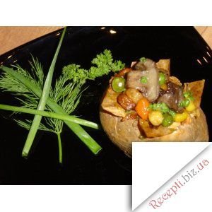 Фото - Запечена картопля з овочами