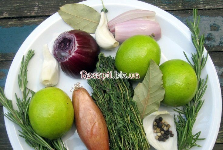 Антипасти: овочі-гриль у маринаді