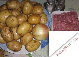Картопля фарширована інгредієнти