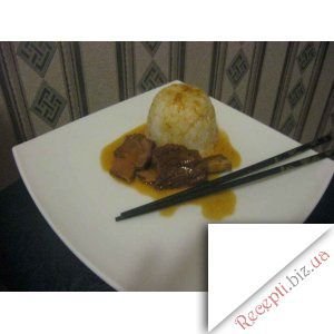 Фото: Телячі реберця із рисом по-шанхайськи