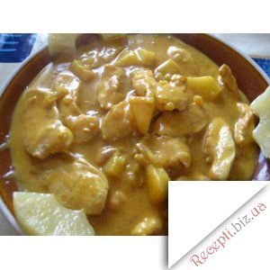 Курочка "Curry" із ананасом