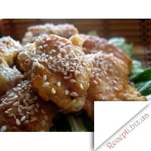 Курча у медово-імбирному соусі по-китайськи