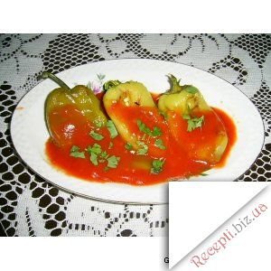 Фото: Перець запечений у томатному соусі